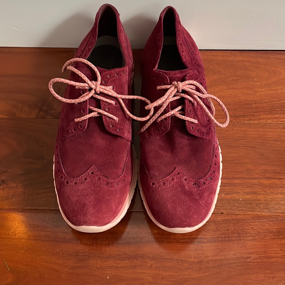 Cole Haan Womens Sneakers size 9 color burgundy